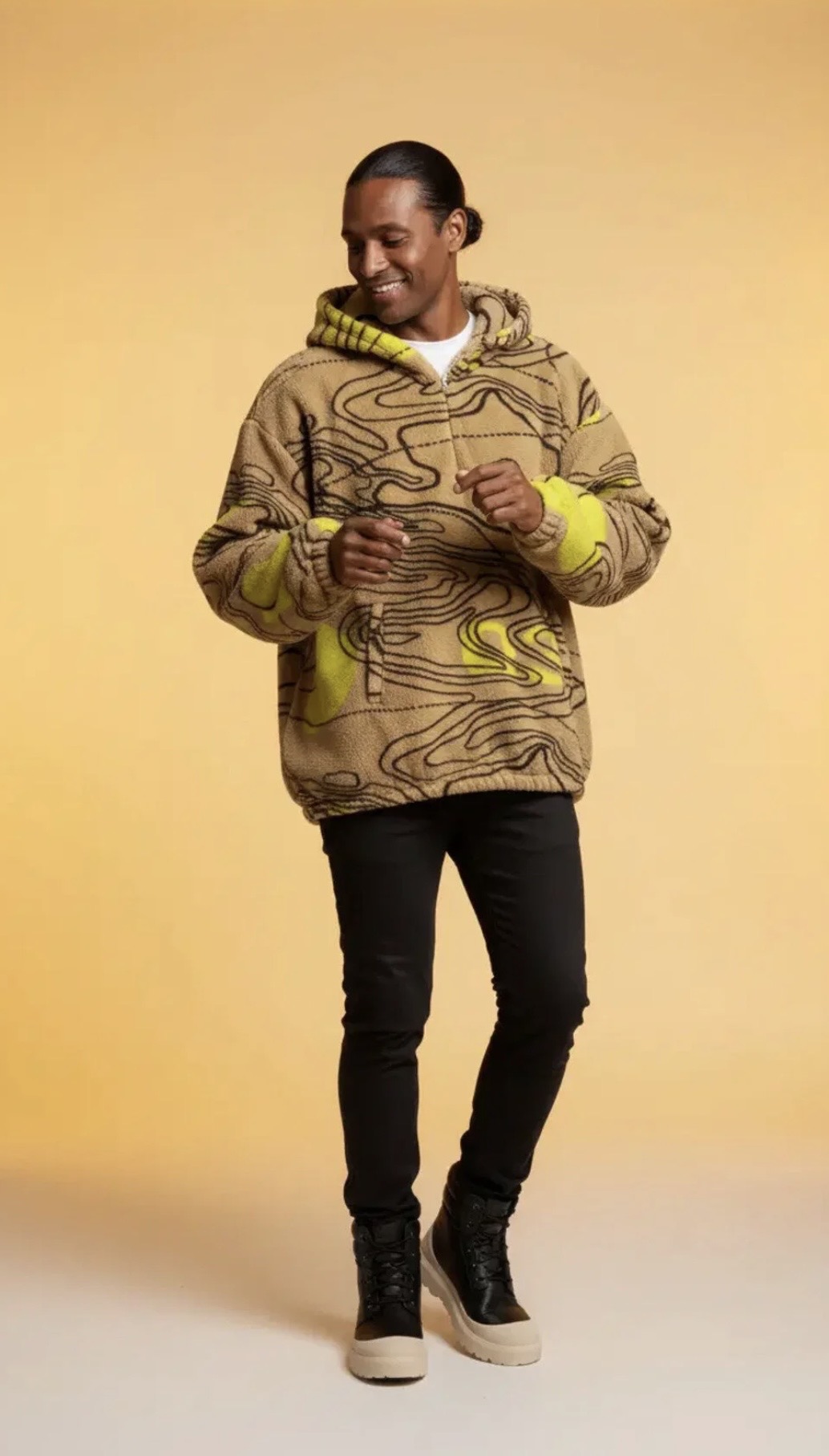 ILLUMINATEDDD Oversize Peluş Kazak